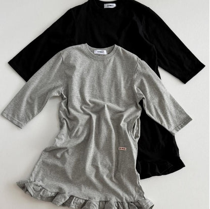Clover Long Frill Dress (Mom & Kids) [Ellymolly]（2026AW） 1