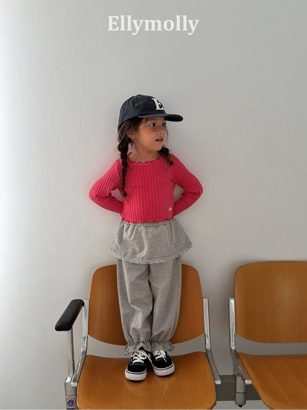 Cottage Lace Jogger Pants [Ellymolly]（2026AW） 3