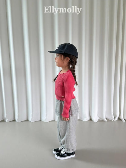 Cottage Lace Jogger Pants [Ellymolly]（2026AW） 4