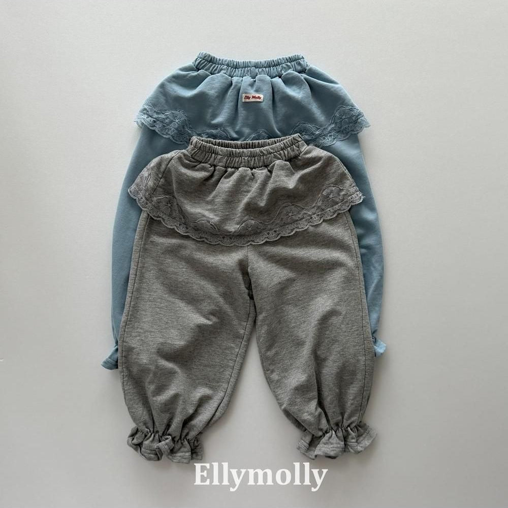 Cottage Lace Jogger Pants [Ellymolly]（2026AW） 16