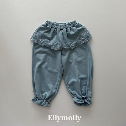 Cottage Lace Jogger Pants [Ellymolly]（2026AW） 17