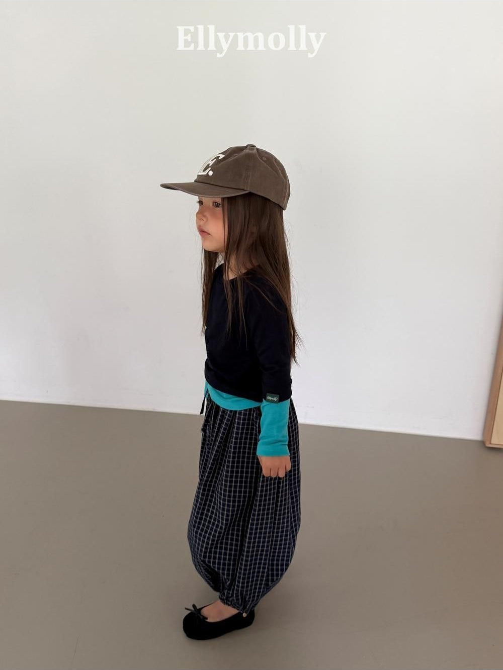 Autumn Grid Balloon Pants [Ellymolly]（2026AW） 5