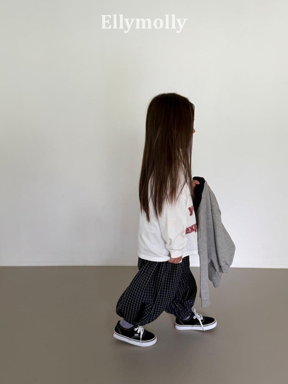 Autumn Grid Balloon Pants [Ellymolly]（2026AW） 13