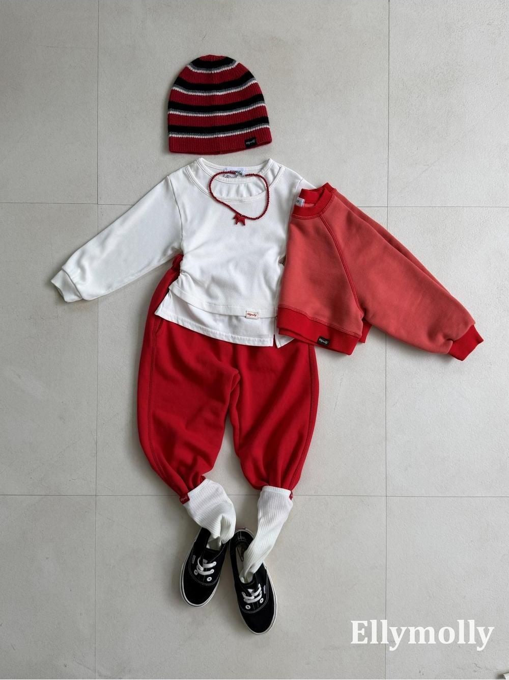 Hazel Layered Tee (Mom & Kids) [Ellymolly]（2026AW） 10