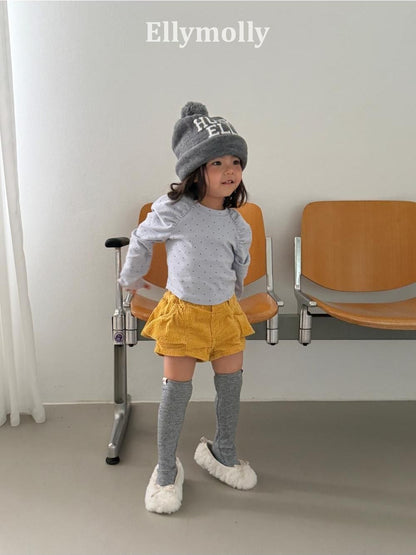 Gisele Dot Shirred Tee [Ellymolly]（2026AW） 8