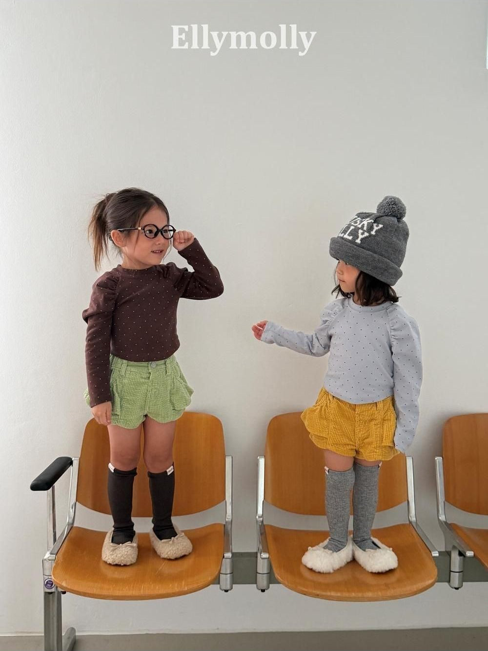 Gisele Dot Shirred Tee [Ellymolly]（2026AW） 13