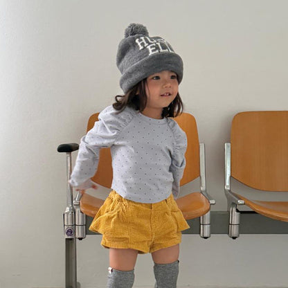 Gisele Dot Shirred Tee [Ellymolly]（2026AW） 2