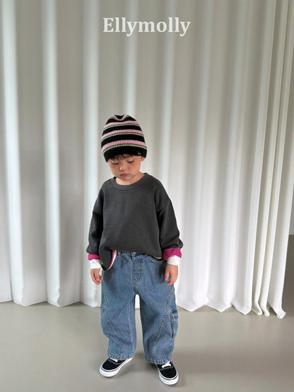 Rough Two-Tone Dye Sweatshirt [Ellymolly]（2026AW） 17
