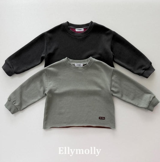 Rough Two-Tone Dye Sweatshirt [Ellymolly]（2026AW） 1