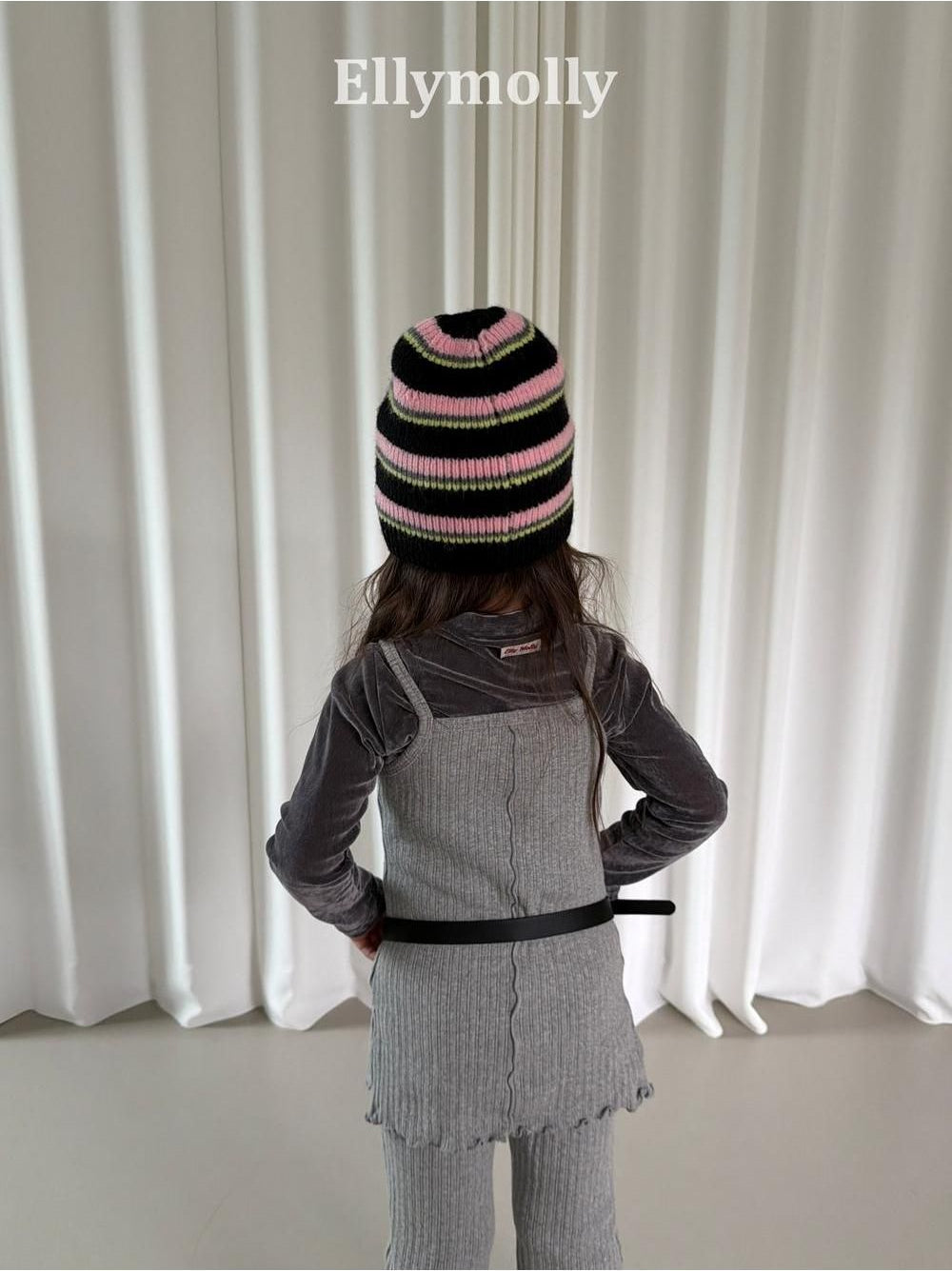 Velvet Mesh Mock Neck [Ellymolly]（2026AW） 20