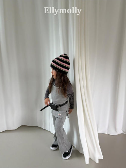 Big Ribbed Boot Cut Pants [Ellymolly]（2026AW） 9