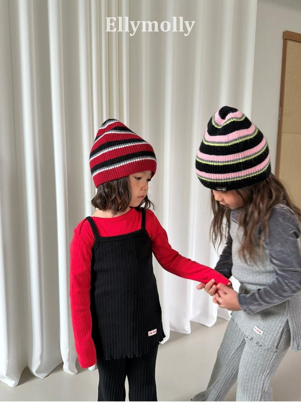 Big Ribbed Boot Cut Pants [Ellymolly]（2026AW） 11
