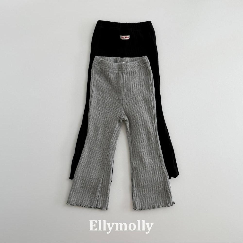 Big Ribbed Boot Cut Pants [Ellymolly]（2026AW） 19