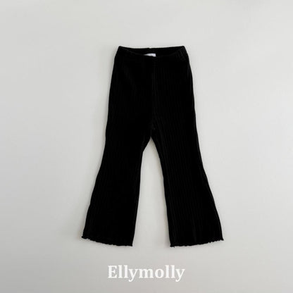 Big Ribbed Boot Cut Pants [Ellymolly]（2026AW） 20
