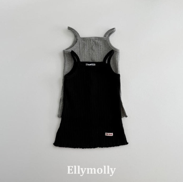 Dudu Ribbed Layered Top [Ellymolly]（2026AW） 2