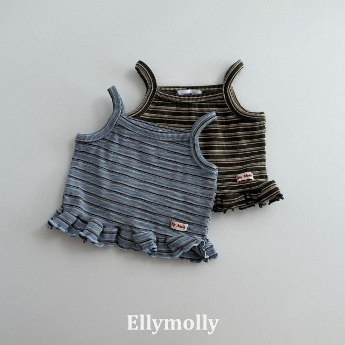 Shadow Frill Tank Top [Ellymolly]（2026AW） 1