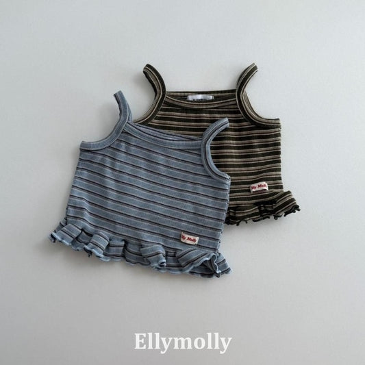 Shadow Frill Tank Top [Ellymolly]（2026AW） 1