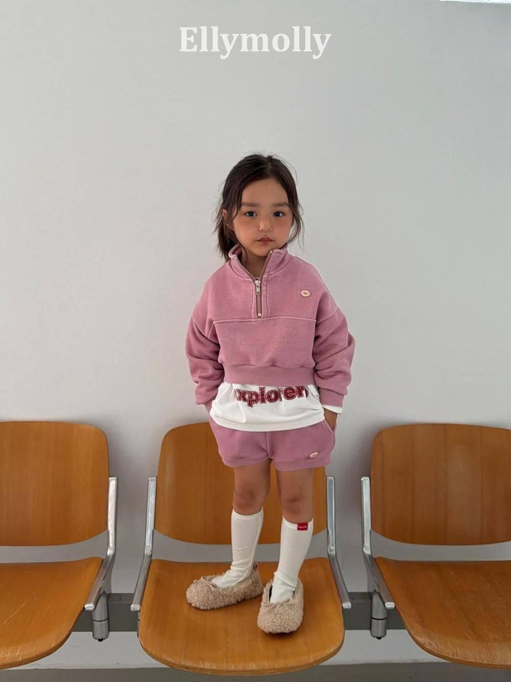 Arch Pigment Half Zip-Up [Ellymolly]（2026AW） 11