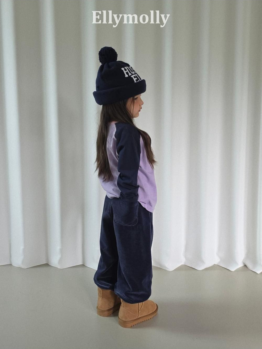 Velour Striped Jogger Pants [Ellymolly]（2026AW） 17