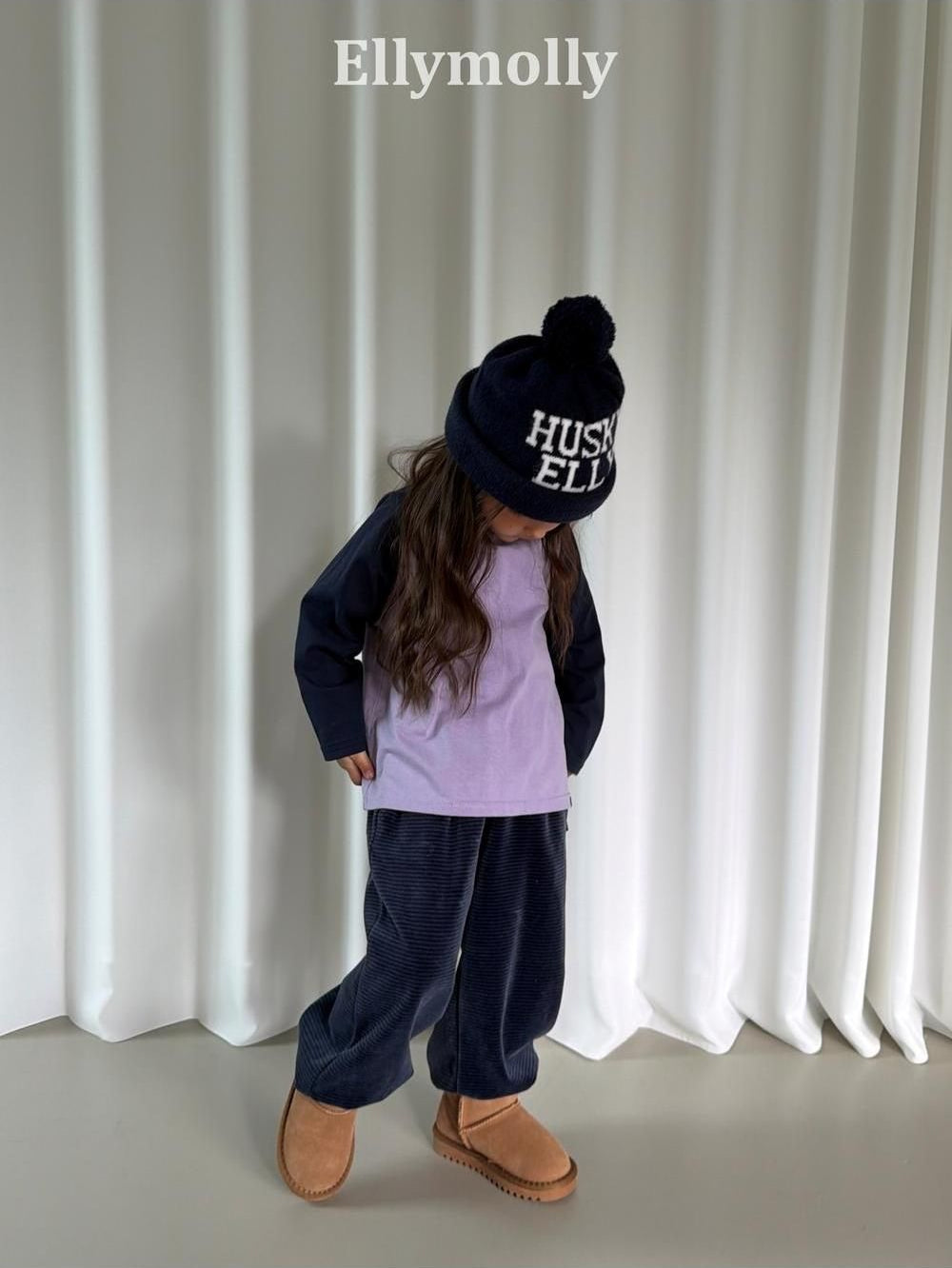 Velour Striped Jogger Pants [Ellymolly]（2026AW） 20