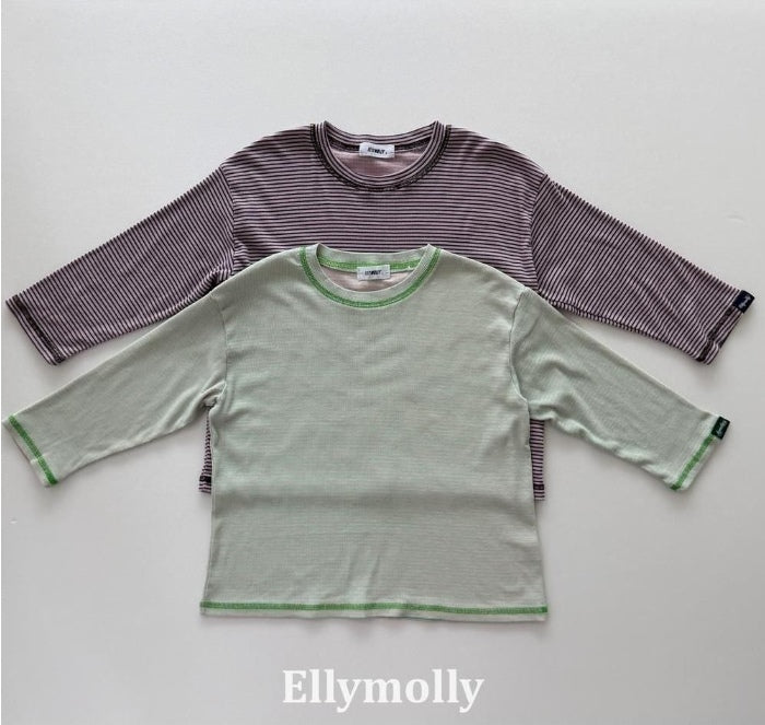 Ribbed Mellow Tee [Ellymolly]（2026AW） 1
