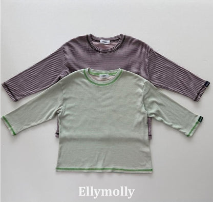 Ribbed Mellow Tee [Ellymolly]（2026AW） 1