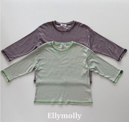 Ribbed Mellow Tee [Ellymolly]（2026AW） 1