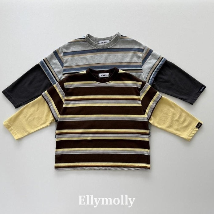 Campus Color Block Tee [Ellymolly]（2026AW） 1