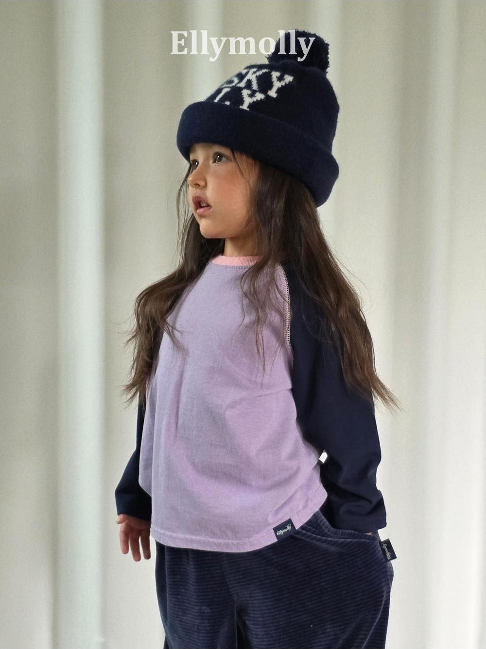 Color Block Raglan Tee [Ellymolly]（2026AW） 7