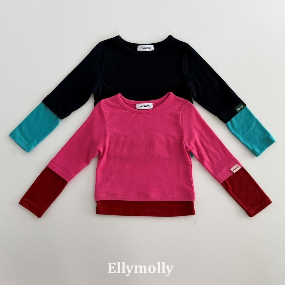Rolling Color Block Tee [Ellymolly]（2026AW） 19