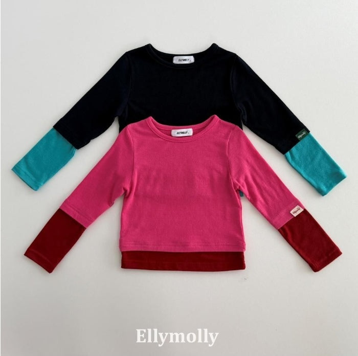 Rolling Color Block Tee [Ellymolly]（2026AW） 1