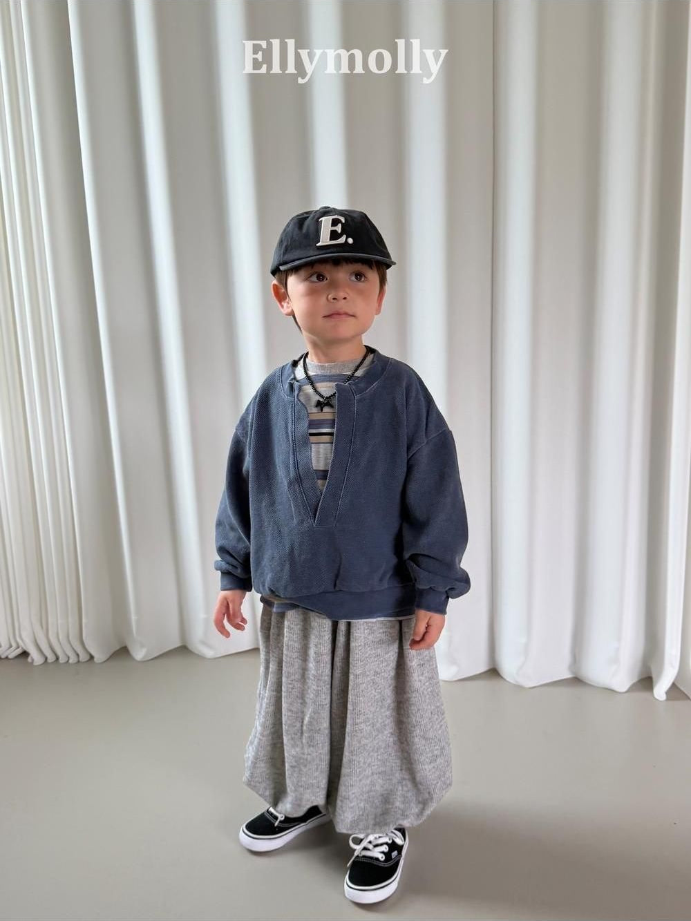 Slit Opening Sweatshirt [Ellymolly]（2026AW） 9