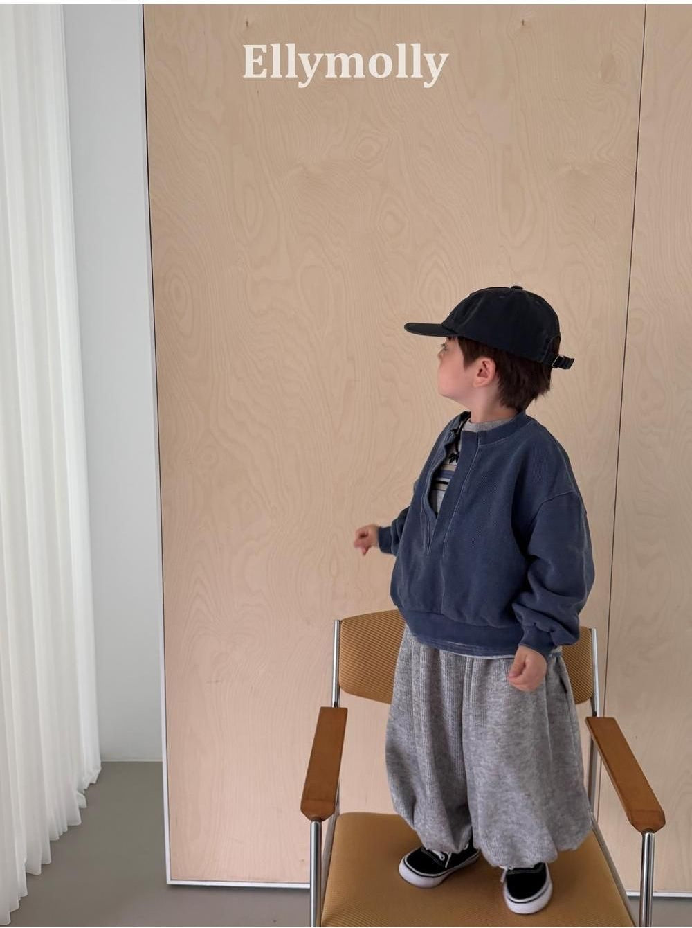 Slit Opening Sweatshirt [Ellymolly]（2026AW） 11