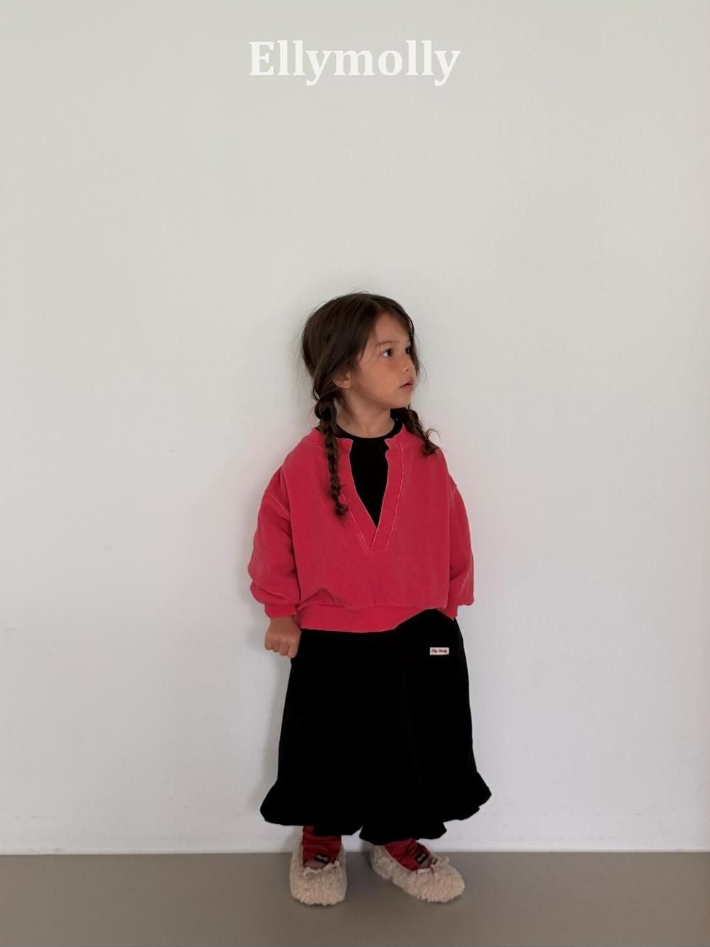 Slit Opening Sweatshirt [Ellymolly]（2026AW） 18