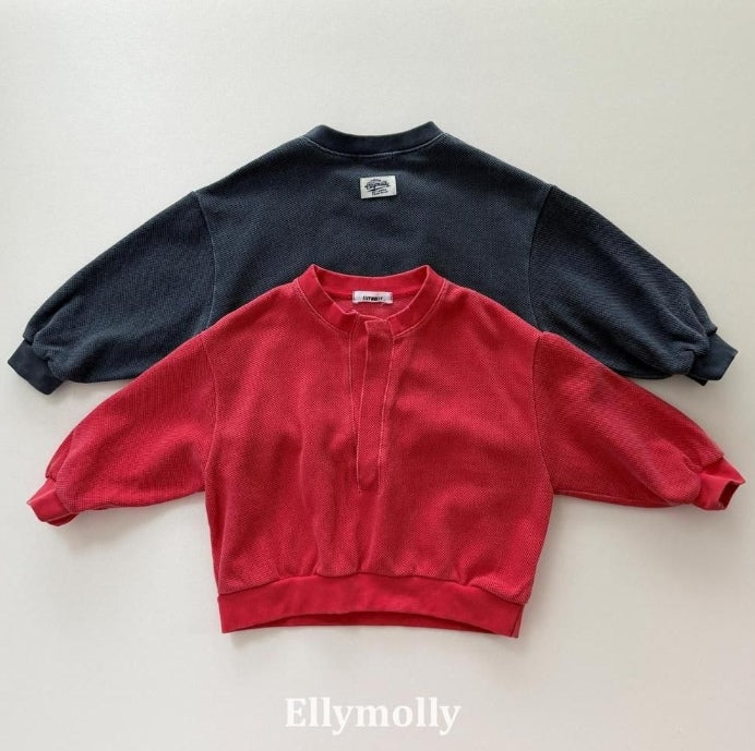 Slit Opening Sweatshirt [Ellymolly]（2026AW） 1