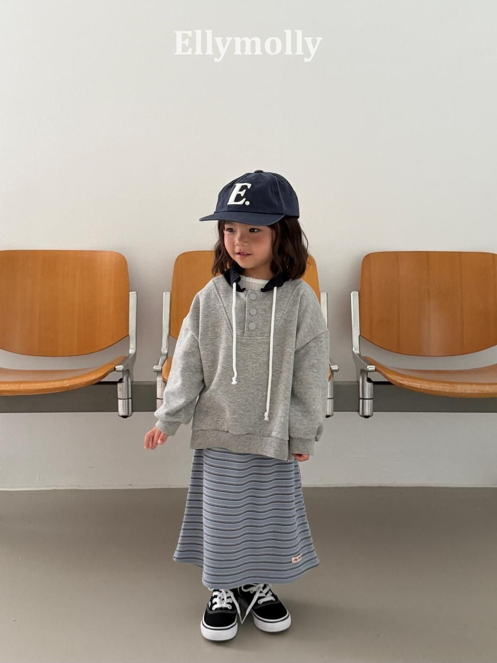 Two-Tone Harbor Sweatshirt [Ellymolly]（2026AW） 3