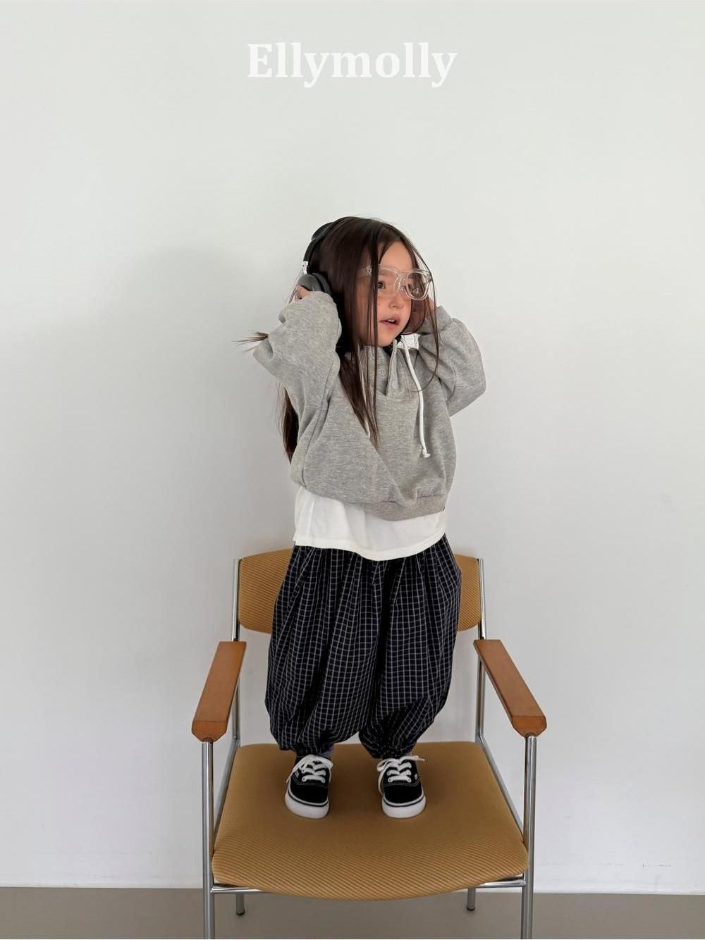 Two-Tone Harbor Sweatshirt [Ellymolly]（2026AW） 9
