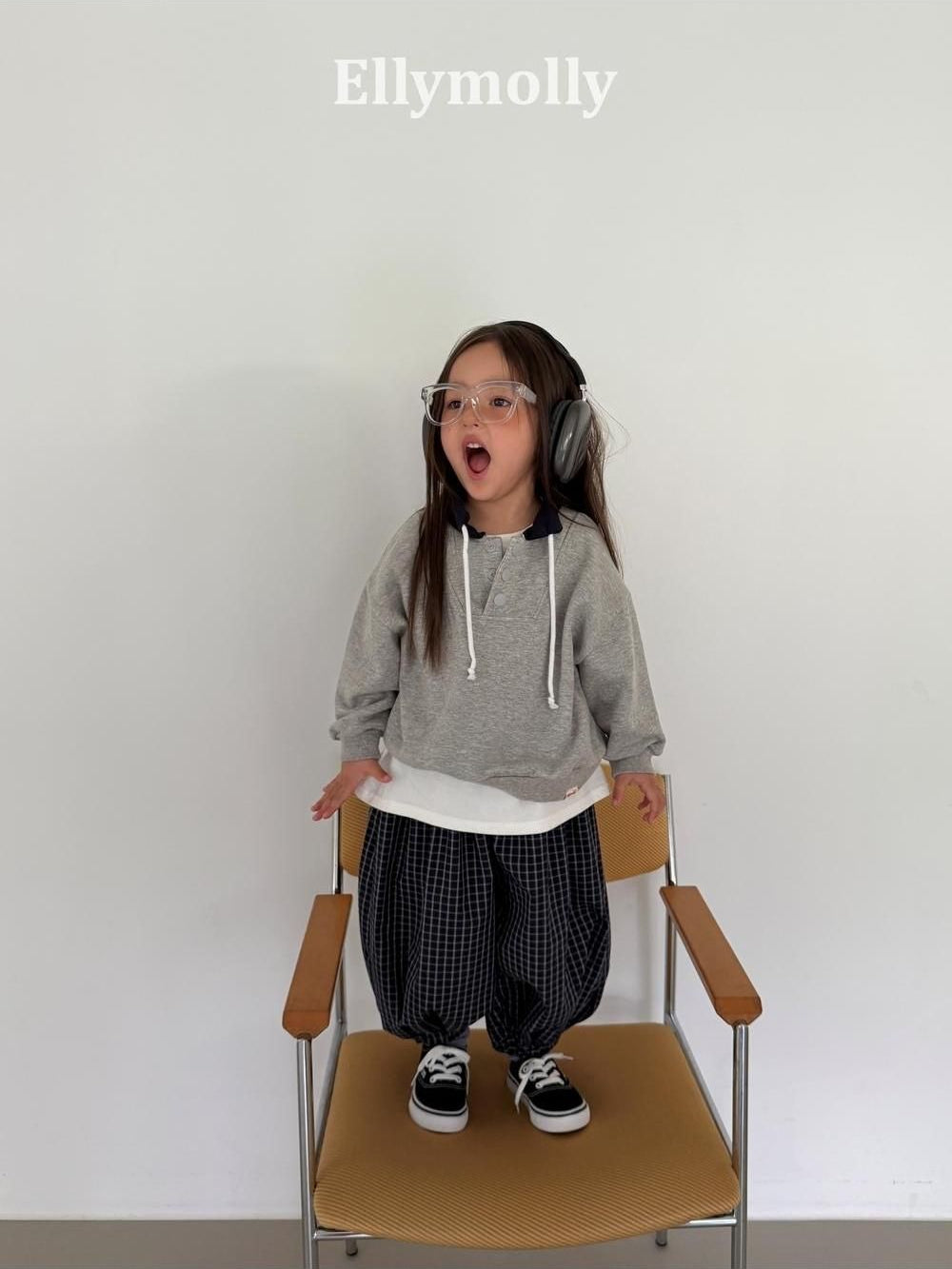 Two-Tone Harbor Sweatshirt [Ellymolly]（2026AW） 14