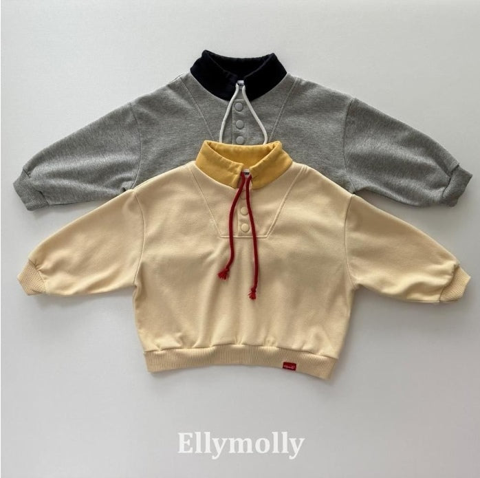 Two-Tone Harbor Sweatshirt [Ellymolly]（2026AW） 1
