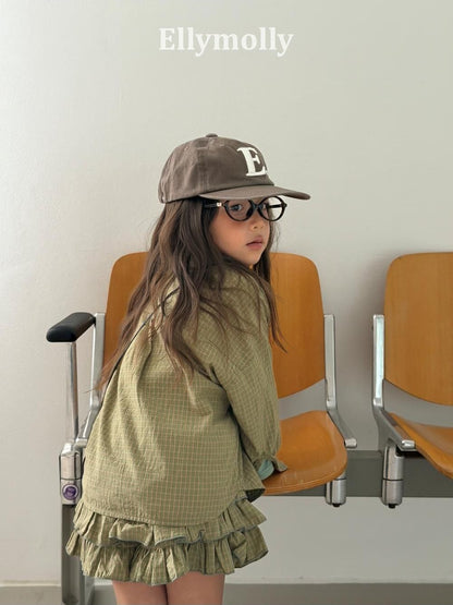 Maison Check Shirt [Ellymolly]（2026AW） 5
