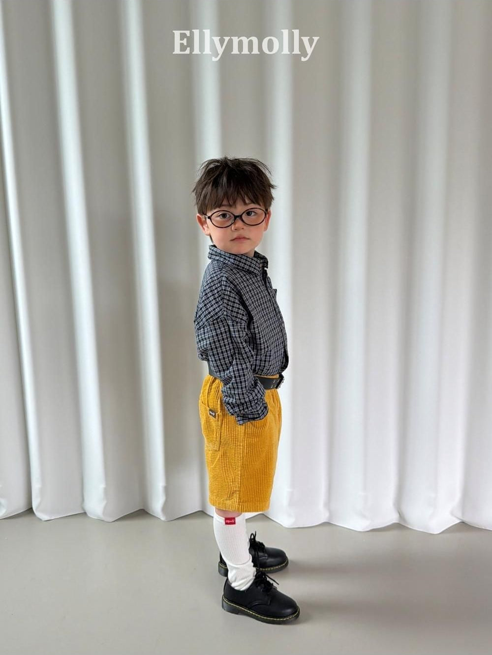 Maison Check Shirt [Ellymolly]（2026AW） 13