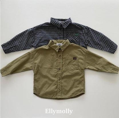 Maison Check Shirt [Ellymolly]（2026AW） 2