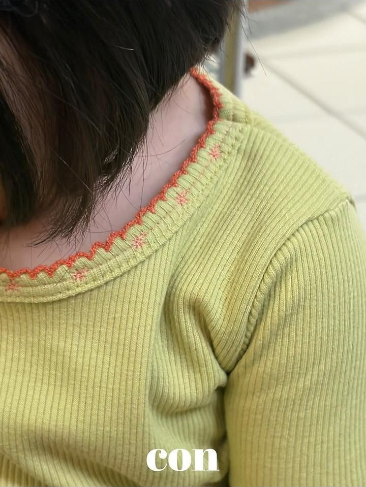 Intarsia Pincord Tee [con]（2026AW） 5