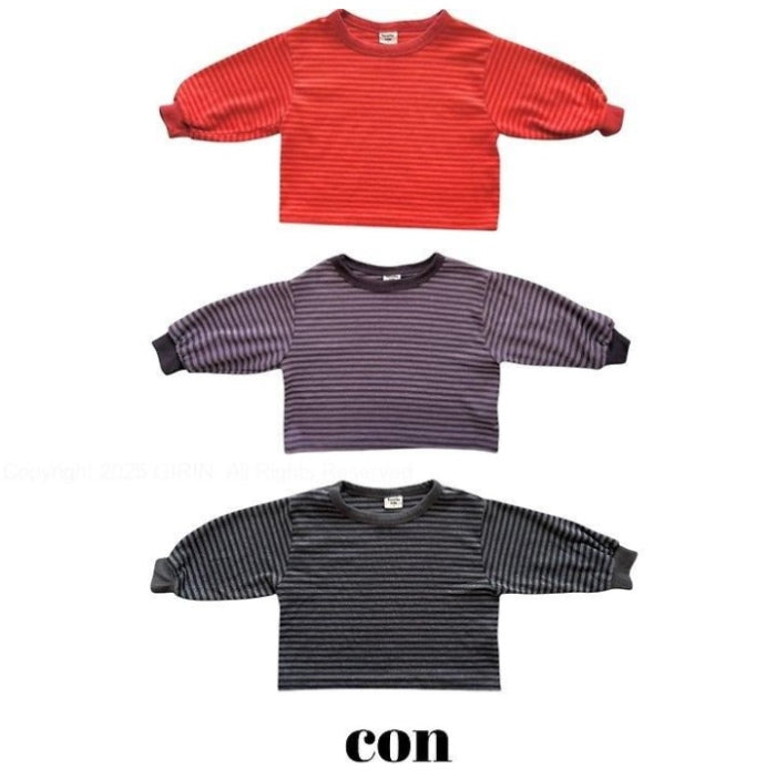 Soft Stripe Tee [con]（2026AW） 1