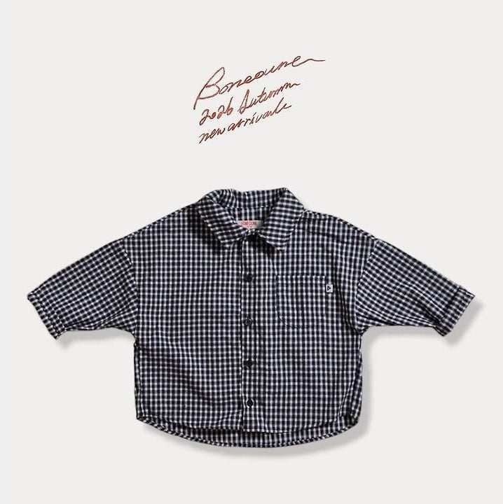 Gogo Check Shirt [BONEOUNE]（2026AW） 2