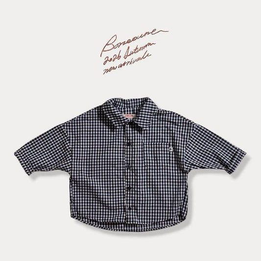Gogo Check Shirt [BONEOUNE]（2026AW） 2