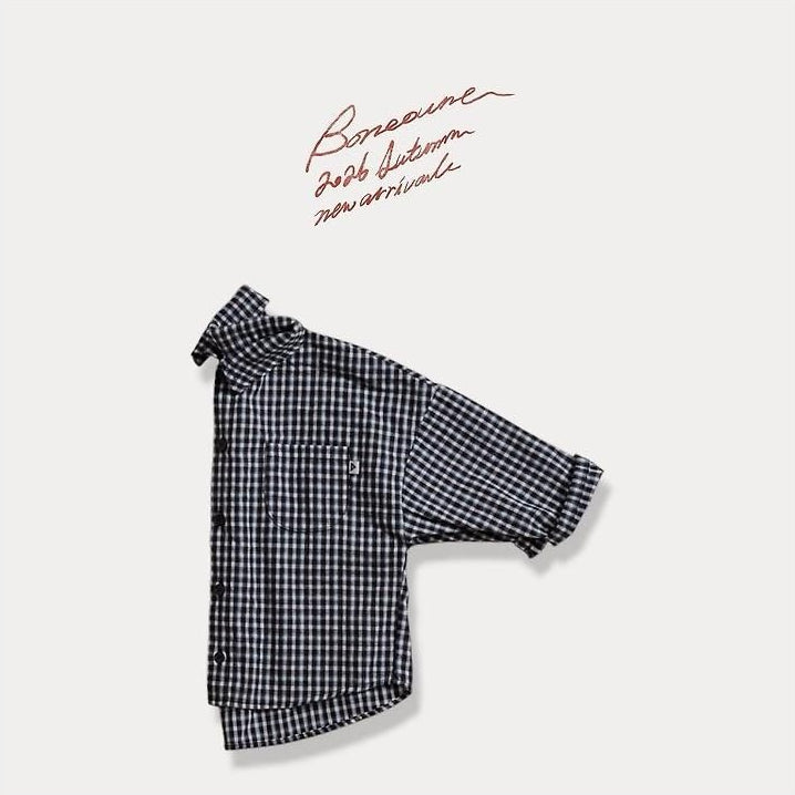 Gogo Check Shirt [BONEOUNE]（2026AW） 3
