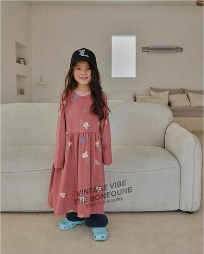 Cello Flower Dress [BONEOUNE]（2026AW） 15
