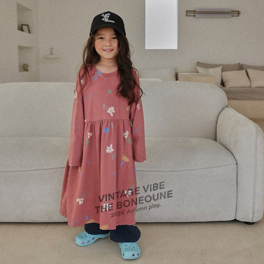 Cello Flower Dress [BONEOUNE]（2026AW） 1