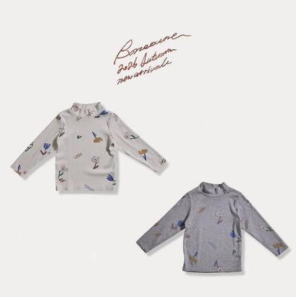 Cello Flower Fleece Tee [BONEOUNE]（2026AW） 3
